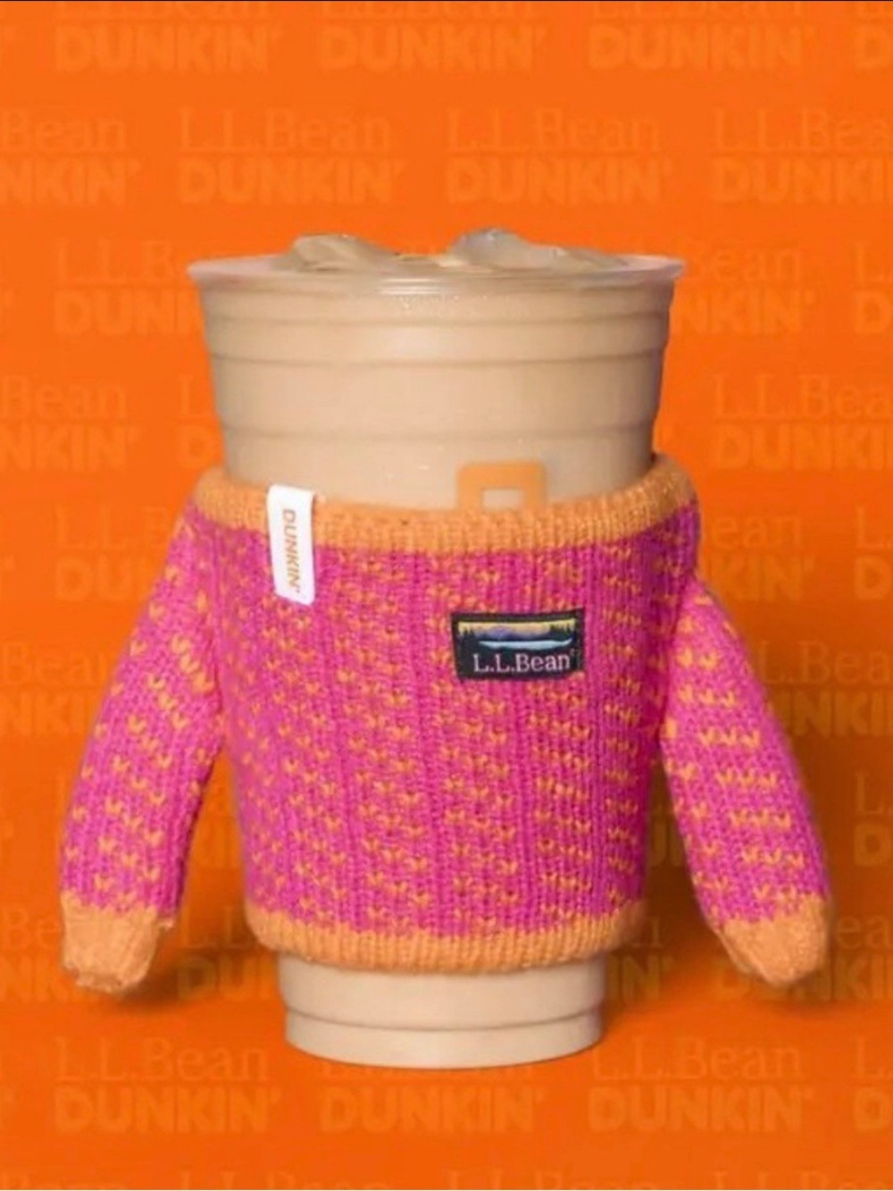 L.L.Bean x Dunkin’ Knit Sweater Cup Sleeve